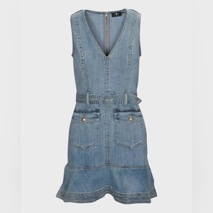 7 for all Mankind Denim patch pocket dress - excellent condition.!